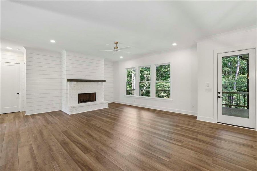 Spacious, unfurnished interior of a new home in , Cumming (Image 27). Spacious, unfurnished interior of a new home in , Cumming (Image 27).