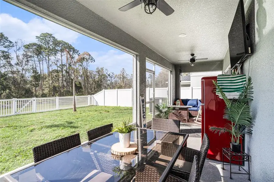 Exterior details and patio area of a home in , Zephyrhills (Image 22). Exterior details and patio area of a home in , Zephyrhills (Image 22).