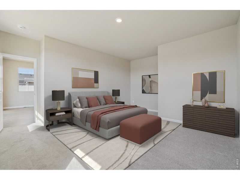 Furnished interior view inside a new home in Country Club Reserve, Fort Collins (Image 9).