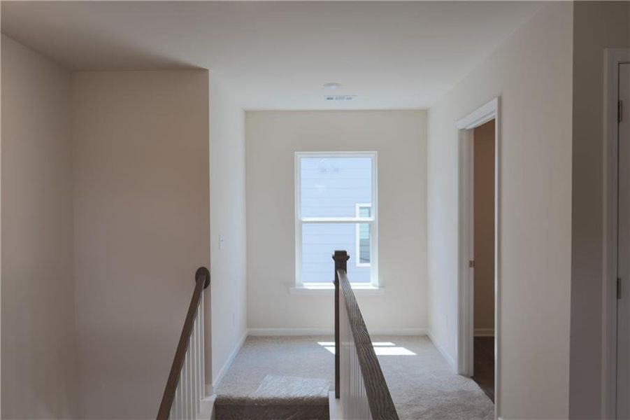 Furnished interior view inside a new home in Castleberry Pointe, Dawsonville (Image 12).