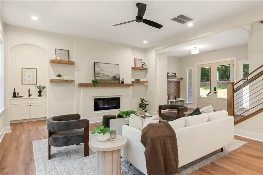 Furnished interior view inside a new home in , Snellville (Image 9).