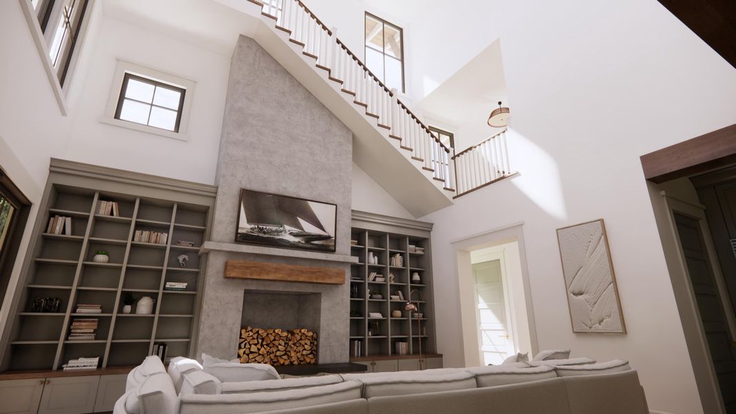 Furnished interior view inside a new home in , Isle Of Palms (Image 8).