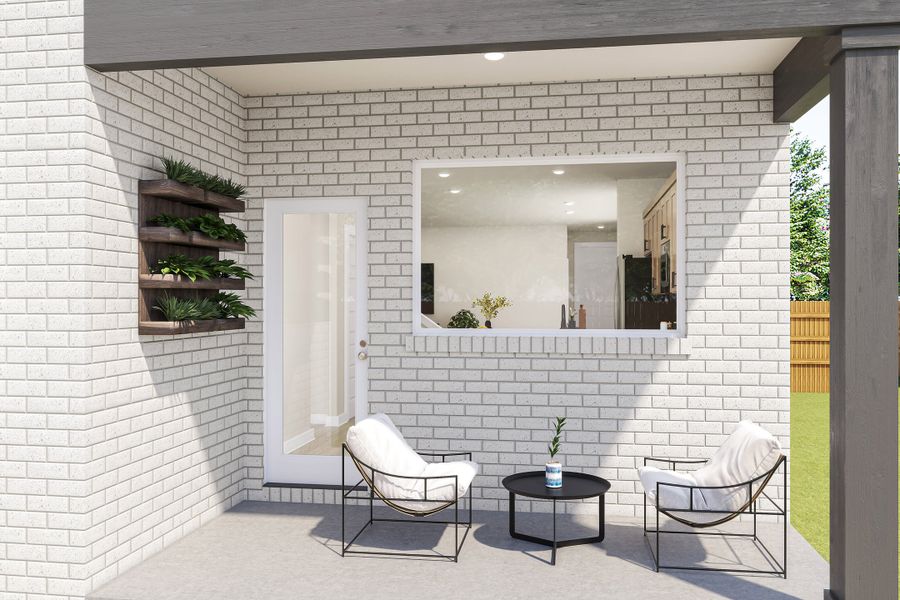 Representative exterior details of a home built from the Greeley by Tri Pointe Homes in Park Central, Georgetown (Image 3).