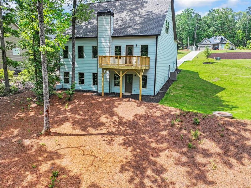 Front exterior of a new home in , Dawsonville, GA, highlighting curb appeal (Image 17).