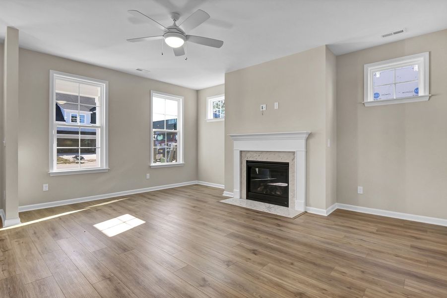 Spacious, unfurnished interior of a new home in Grand Park, Leland (Image 14).