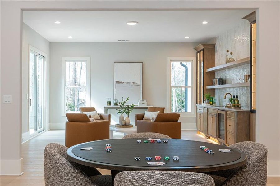 Furnished interior view inside a new home in , Alpharetta (Image 44).