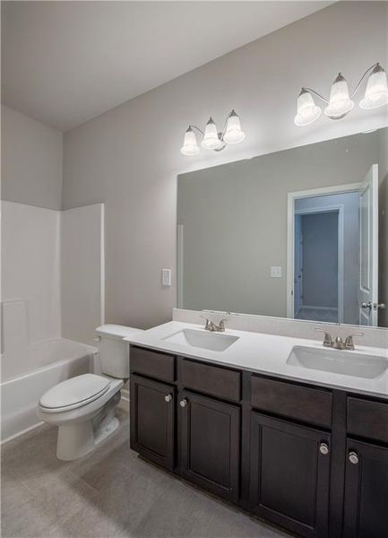 Furnished interior view inside a new home in , Flowery Branch (Image 8). Furnished interior view inside a new home in , Flowery Branch (Image 8).