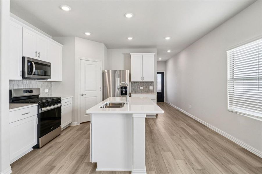 Photo is not of the actual home, but is an inspirational photo of builder’s model home and may depict options, furnishings, and/or decorator features that are not included.