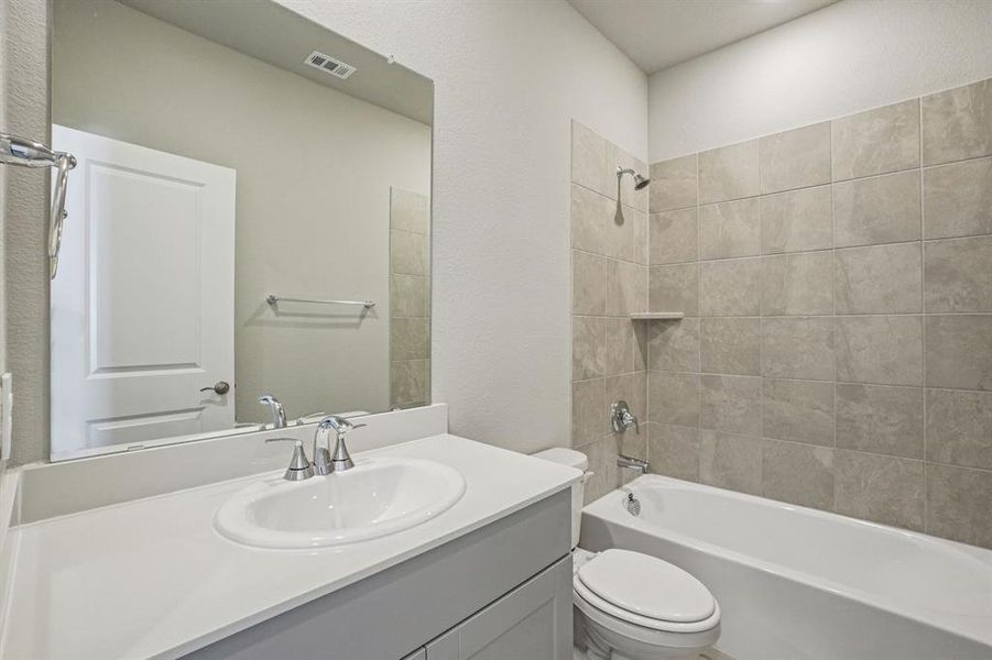 Photo is not of the actual home, but is an inspirational photo of builder’s model home and may depict options, furnishings, and/or decorator features that are not included.