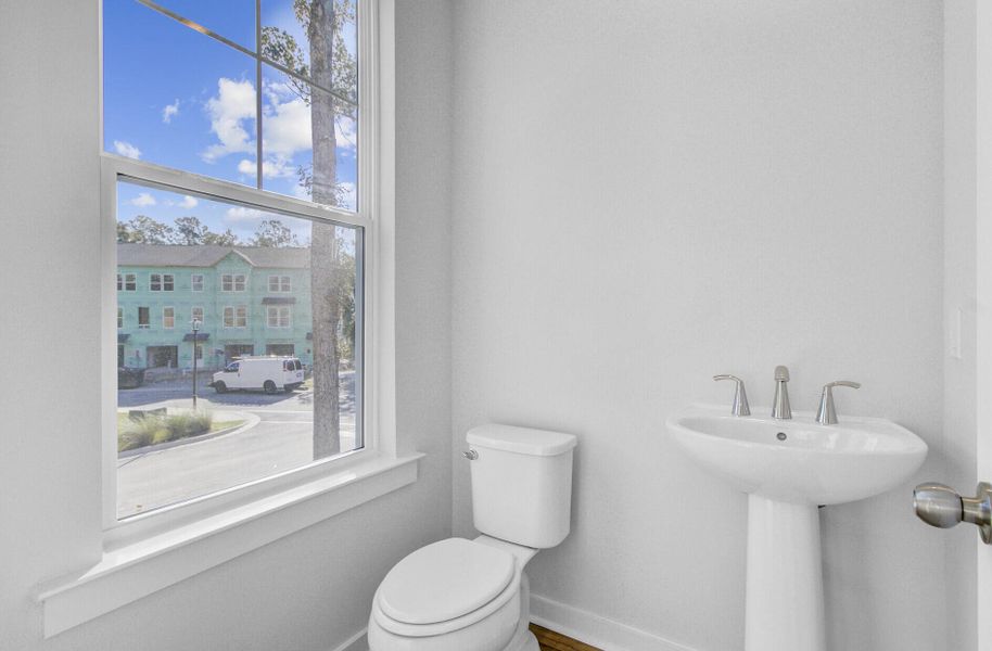 Furnished interior view inside a new home in Indigo Grove Townhomes, Johns Island (Image 6).