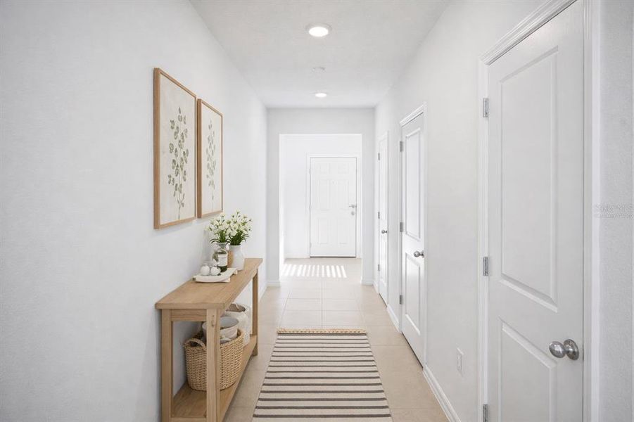 Furnished interior view inside a new home in , Land O' Lakes (Image 9).