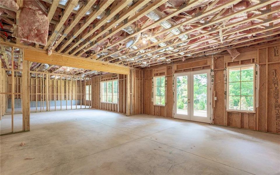 In-progress construction of a new home in , Roswell, GA (Image 45). In-progress construction of a new home in , Roswell, GA (Image 45).