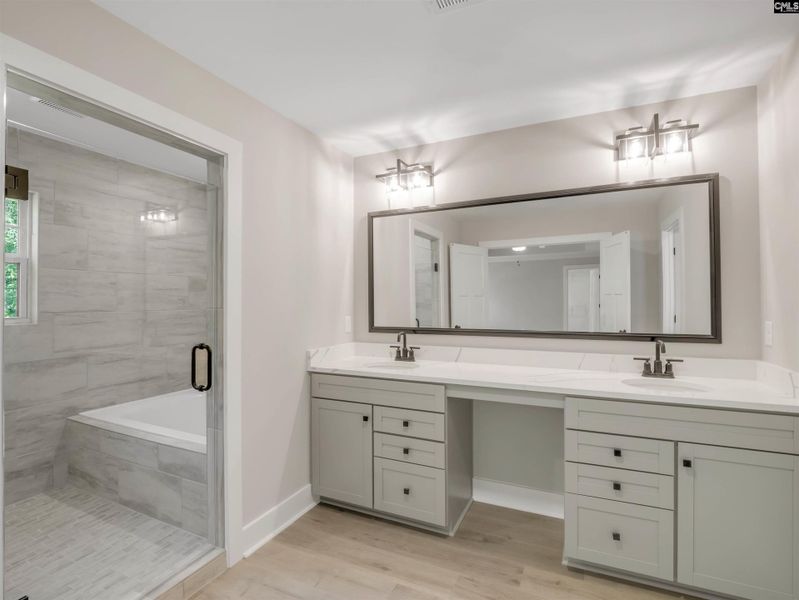 Furnished interior view inside a new home in Collins Cove, Chapin (Image 8).