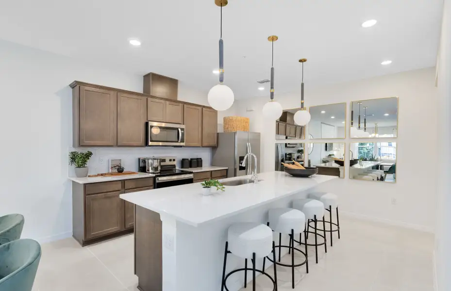 Furnished interior view inside a new home in The Cove at Nona Sound, Orlando (Image 9).