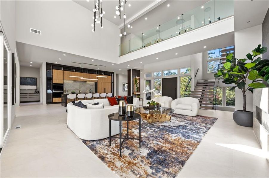 Furnished interior view inside a new home in , Atlanta (Image 49). Furnished interior view inside a new home in , Atlanta (Image 49).