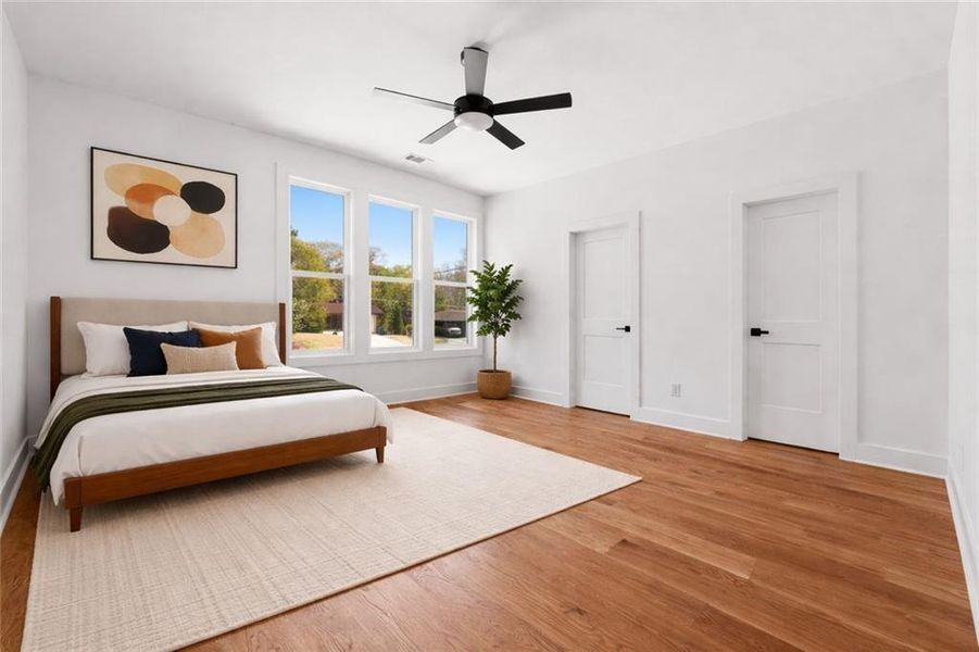 Furnished interior view inside a new home in , Atlanta (Image 32).