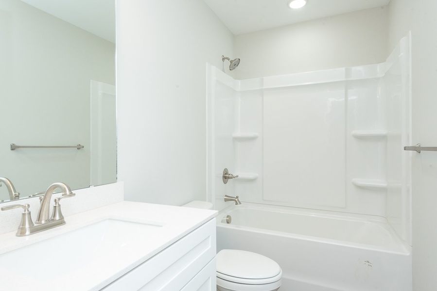 Representative furnished interior of a home built from the Marshall by Foundation Home Builders LLC in Pinnix Loop, Burlington (Image 10).