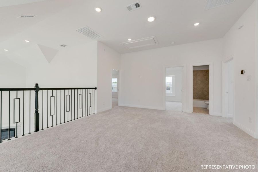 Representative unfurnished interior of a home built from the Royal Palm by Grand Homes in Trails at Cottonwood Creek, Rowlett (Image 19).