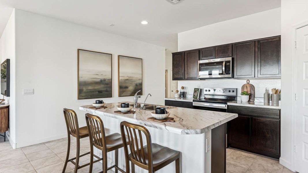 Furnished interior view inside a new home in Barnett Village, Marana (Image 7).