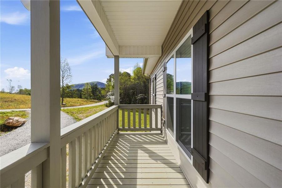 Exterior details and patio area of a home in , Blairsville (Image 3). Exterior details and patio area of a home in , Blairsville (Image 3).