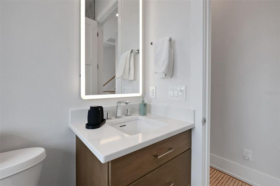 Furnished interior view inside a new home in , Flagler Beach (Image 73).