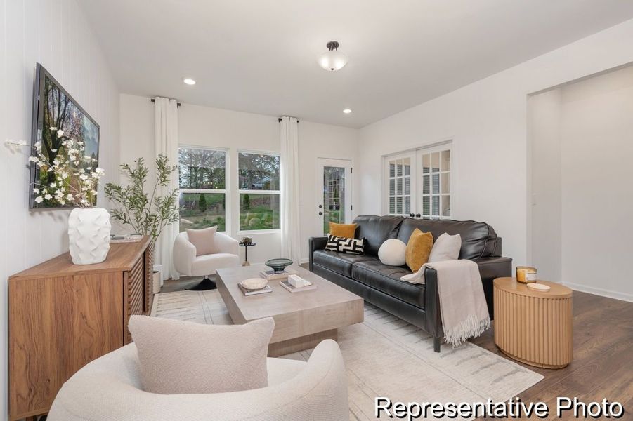 Furnished interior view inside a new home in Autumn Ridge, High Shoals (Image 9).
