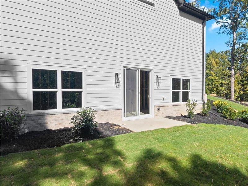 Exterior details and patio area of a home in , Baldwin (Image 35).