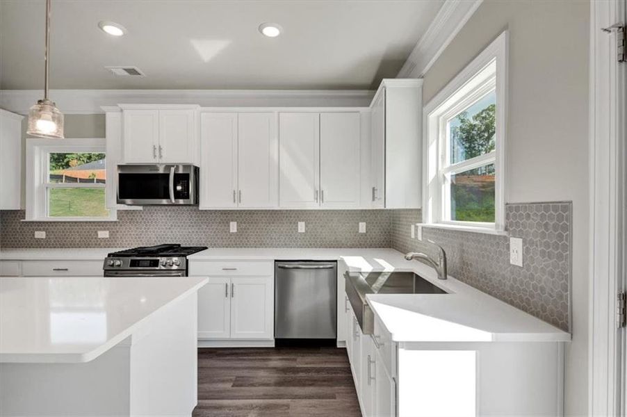 Furnished interior view inside a new home in Tuscany Hills, Douglasville (Image 12).
