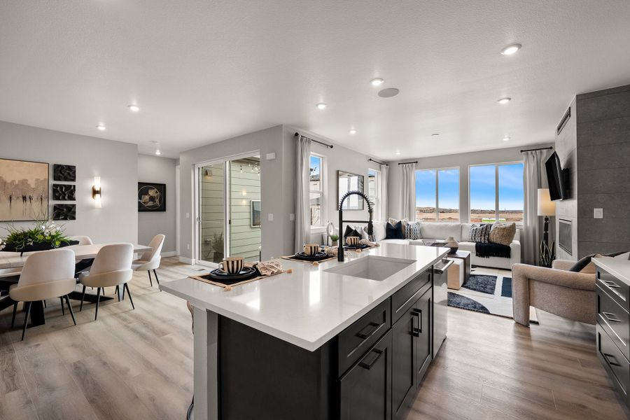 Representative furnished interior of a home built from the Glen by Trumark Homes in Trumark Homes at Tanterra, Parker (Image 14).