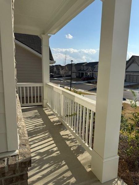 Exterior details and patio area of a home in Cooper's Walk, Loganville (Image 3).