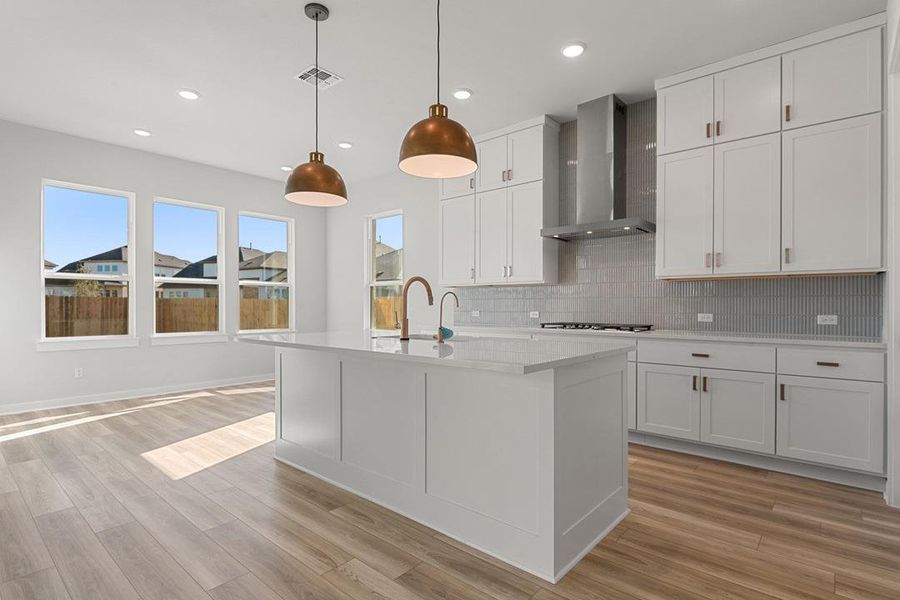 Furnished interior view inside a new home in Heritage, Dripping Springs (Image 5).