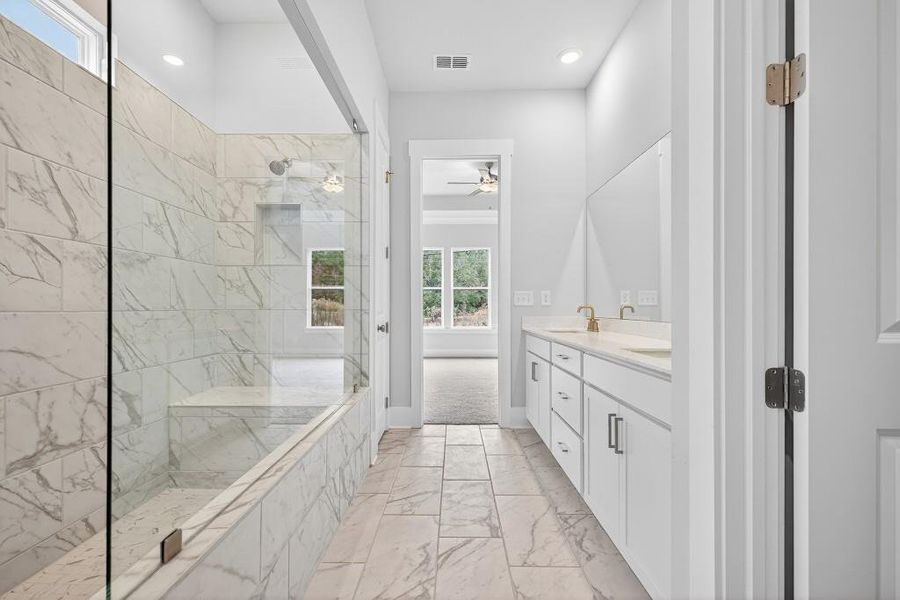 Furnished interior view inside a new home in Red Bird Manor, Jefferson (Image 7). Furnished interior view inside a new home in Red Bird Manor, Jefferson (Image 7).