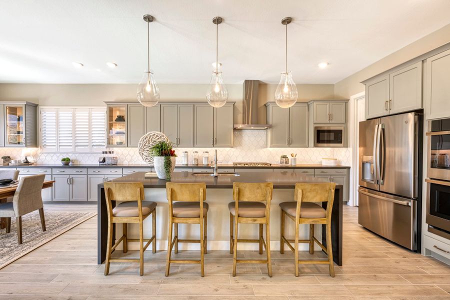 Representative furnished interior of a home built from the Tucker Plan 5411 by Tri Pointe Homes in Whispering Hills, Laveen (Image 3).