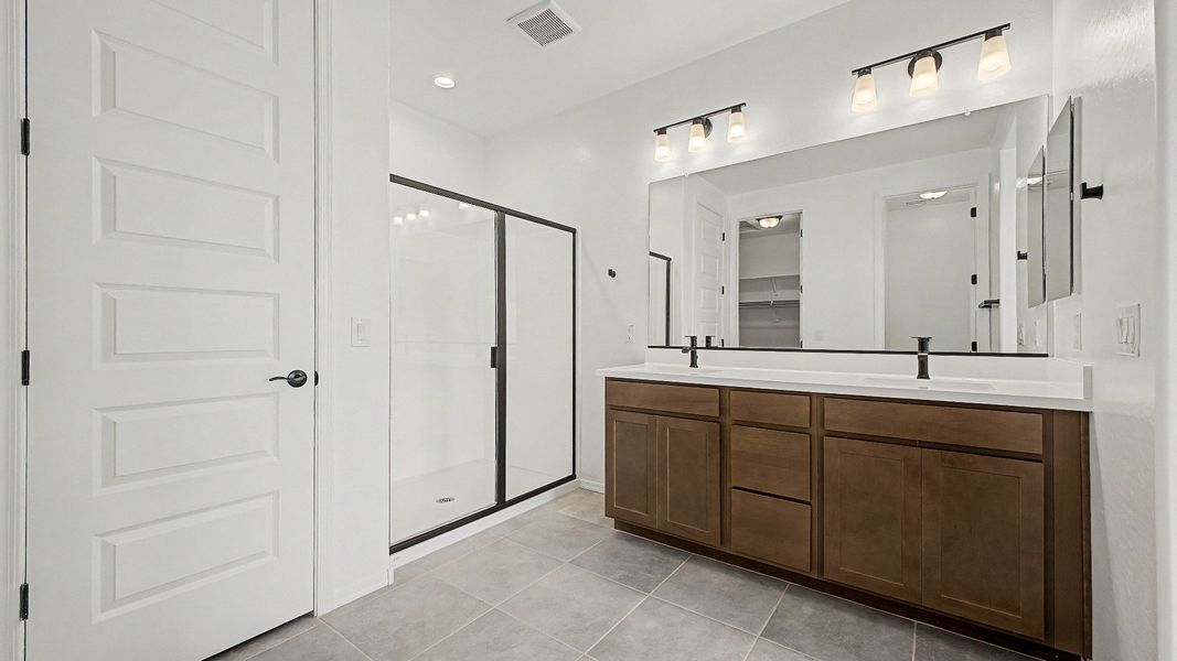 Larkspur Home Plan - Primary Bathroom Larkspur Home Plan - Primary Bathroom