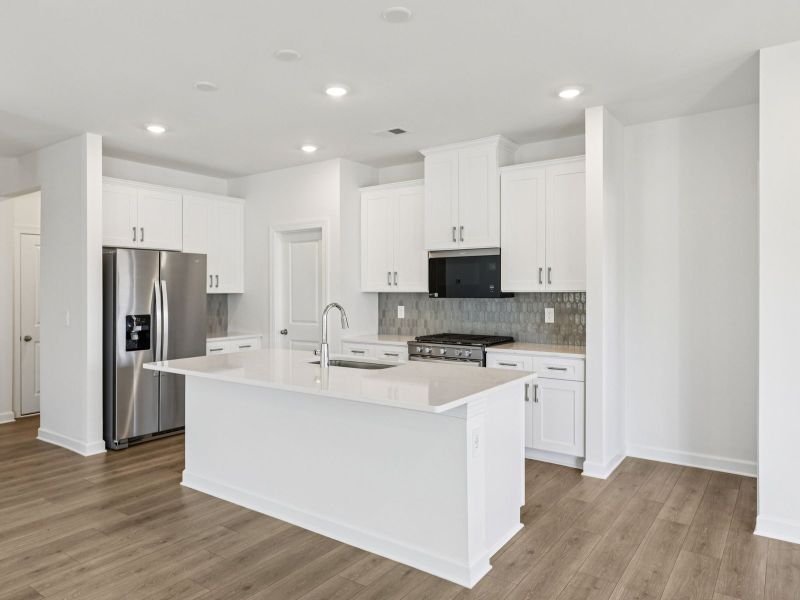 Furnished interior view inside a new home in Brighton Springs, York (Image 4).