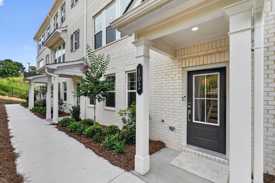Exterior details and patio area of a home in Chandler Run, Tucker (Image 16). Exterior details and patio area of a home in Chandler Run, Tucker (Image 16).