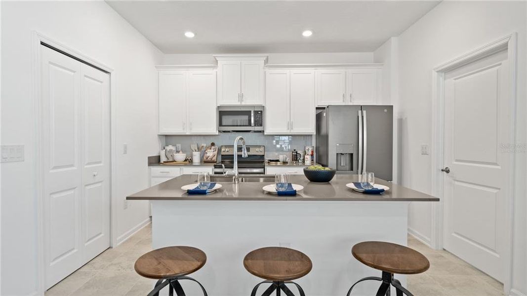 Furnished interior view inside a new home in Bridgewalk, St. Cloud (Image 9).