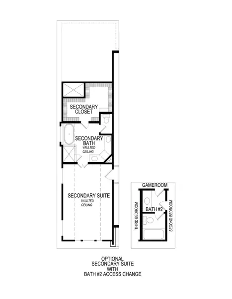 2D floor plan layout of this home in Polo Ridge, Forney, TX (Image 3).