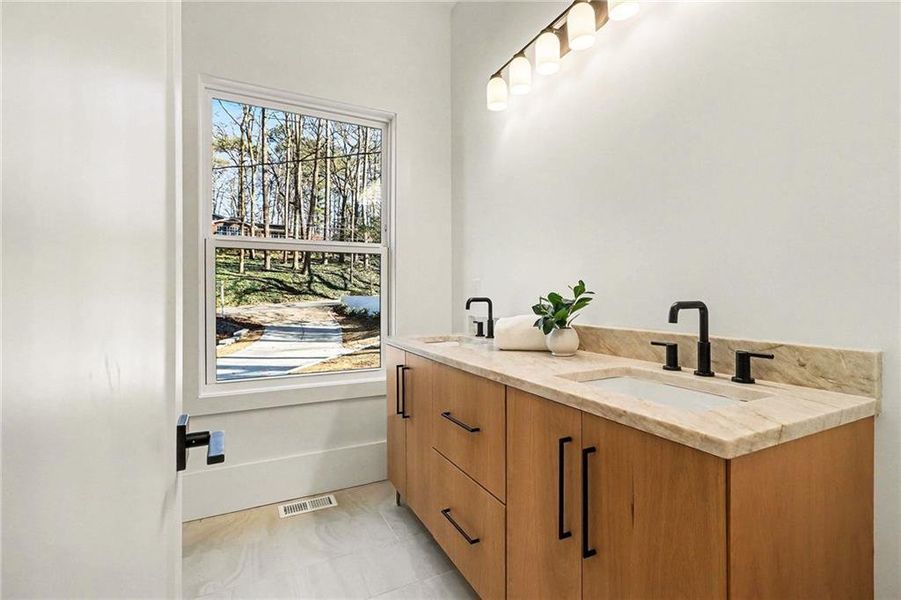 Furnished interior view inside a new home in , Atlanta (Image 41). Furnished interior view inside a new home in , Atlanta (Image 41).