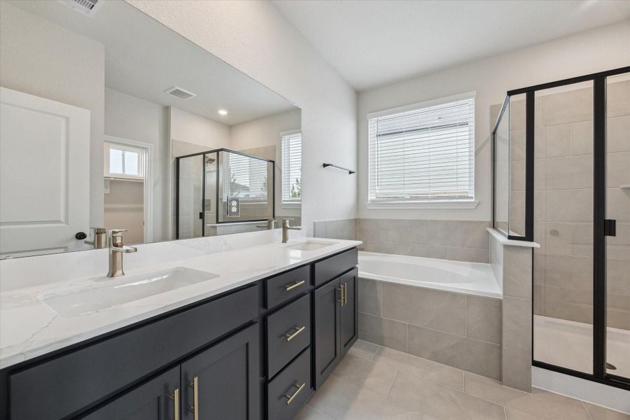 Furnished interior view inside a new home in , Katy (Image 7).