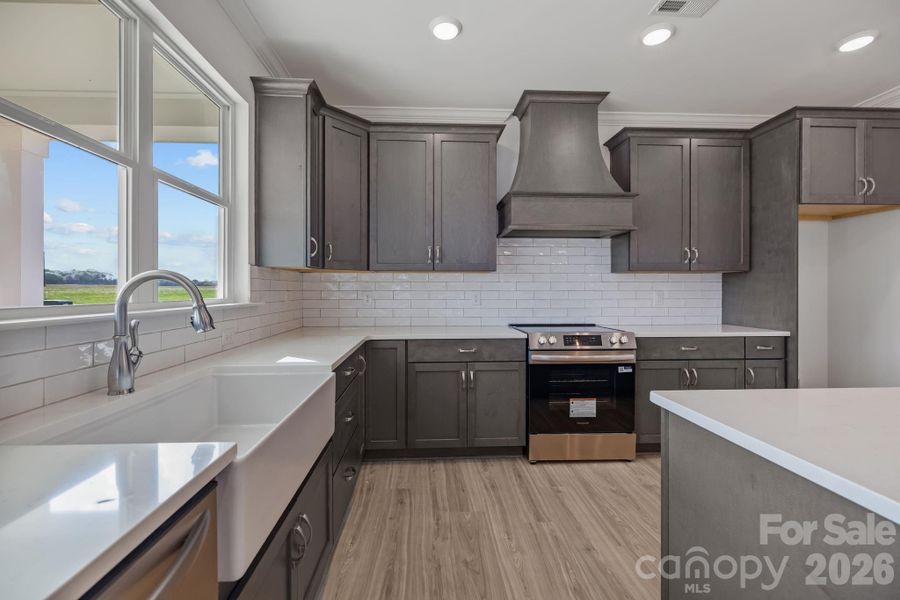 Furnished interior view inside a new home in , Monroe (Image 9).
