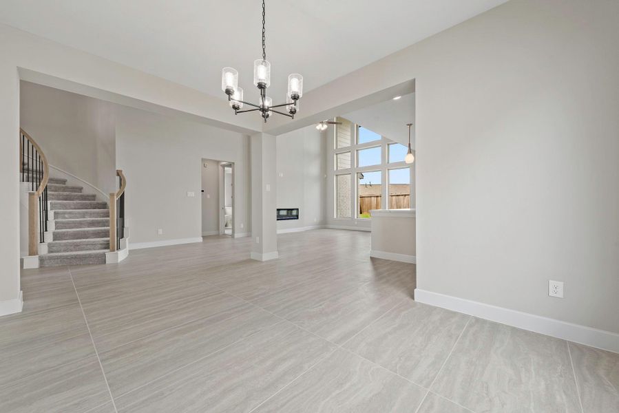 Spacious, unfurnished interior of a new home in Bridgeland, Cypress (Image 22).