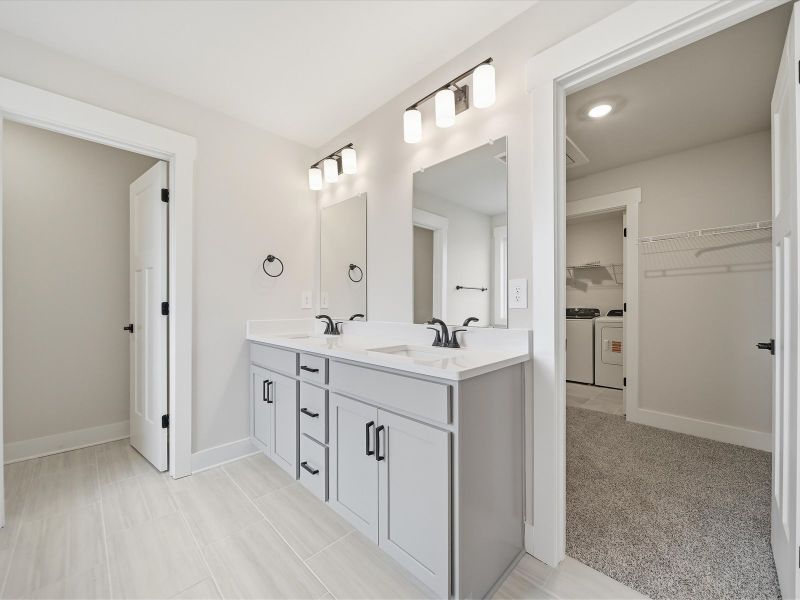 Furnished interior view inside a new home in Ashby Woods, Boiling Springs (Image 5).