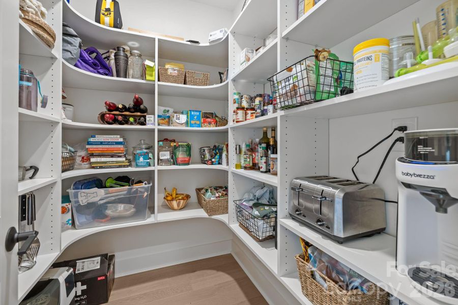 Walk-In Spacious Pantry - Storage Goals Achieved
