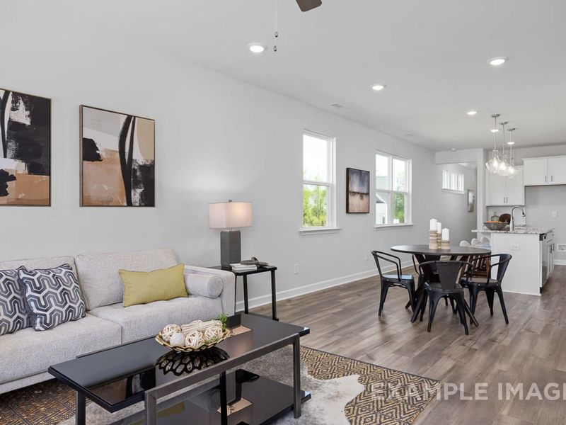 Representative furnished interior of a home built from the The Carter B by Davidson Homes LLC in Wellers Knoll, Lillington (Image 13).