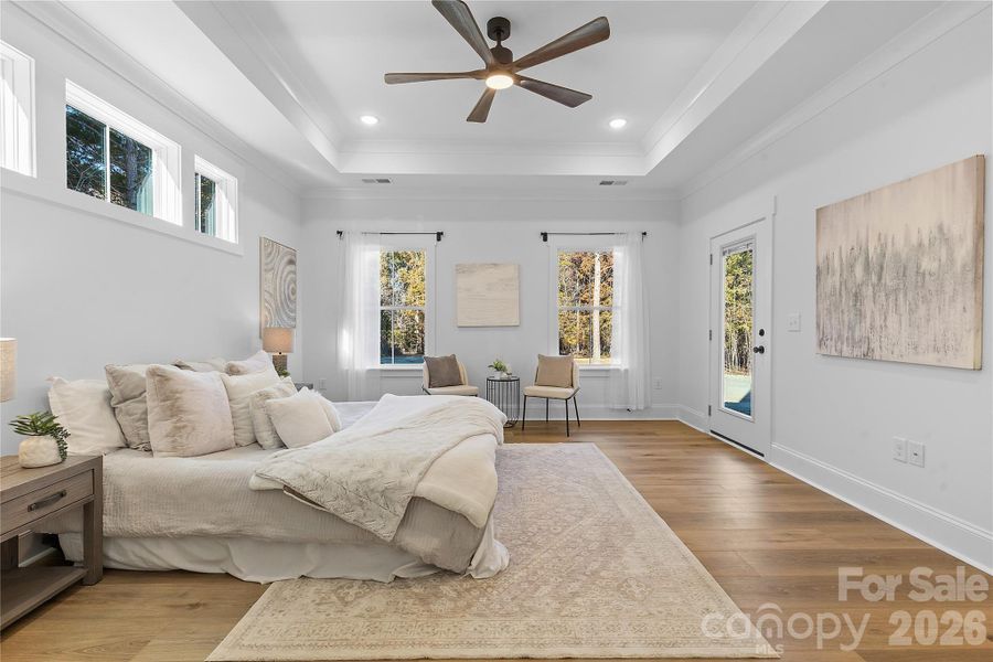Furnished interior view inside a new home in , Midland (Image 29).