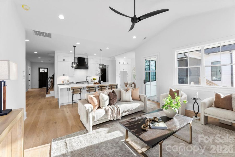 Furnished interior view inside a new home in , Charlotte (Image 15).
