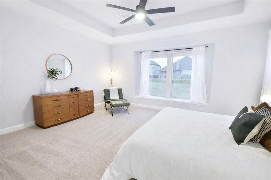 Furnished interior view inside a new home in Abe's Landing, Granbury (Image 32).
