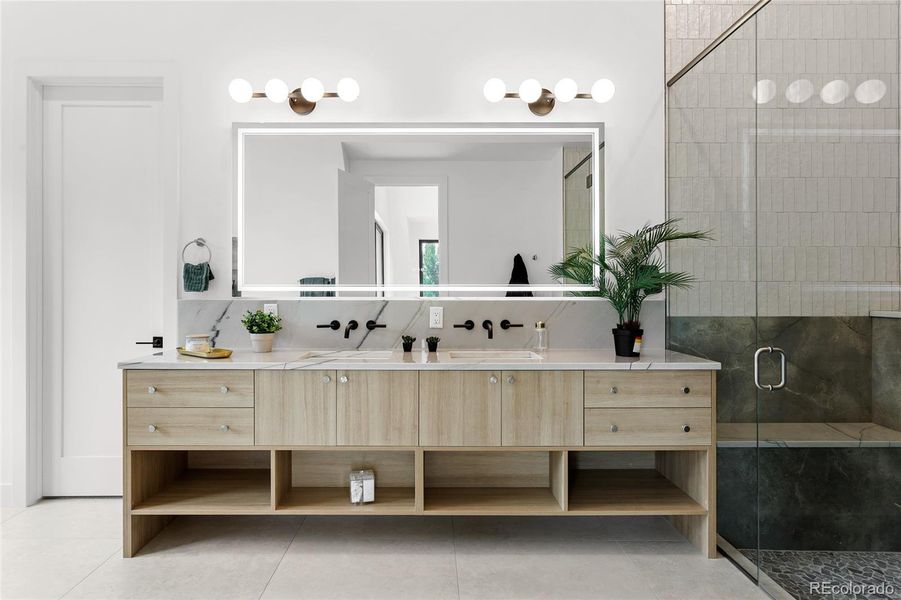 Furnished interior view inside a new home in , Denver (Image 9).