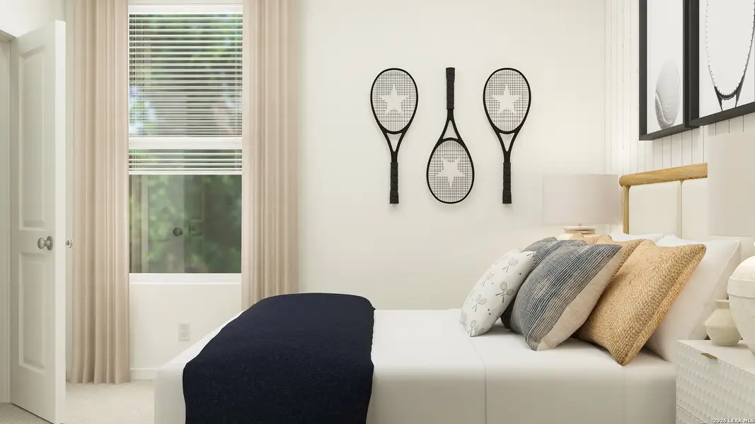 Furnished interior view inside a new home in Juniper Ranch, Spring Branch (Image 10).